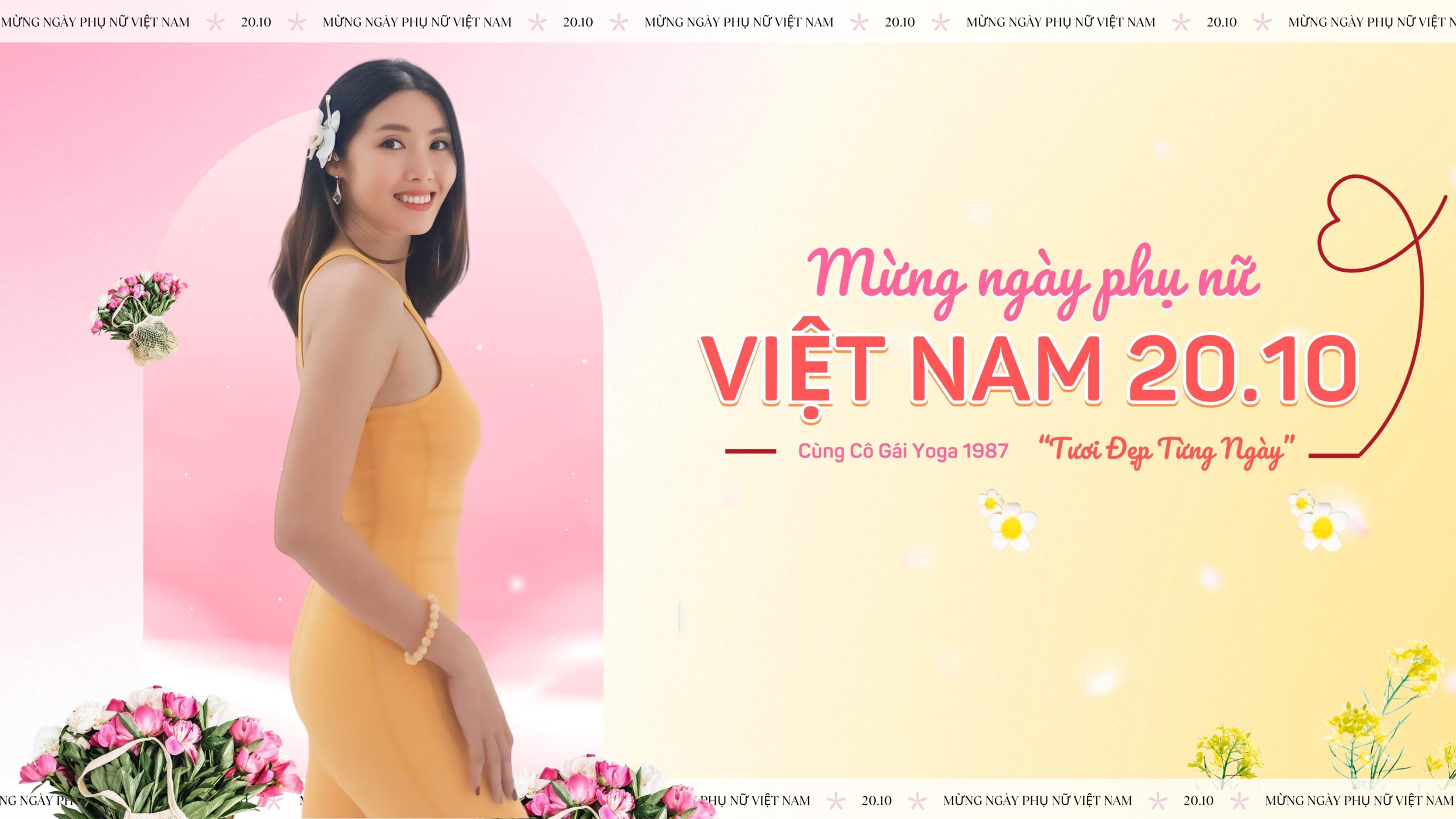 anh co gai yoga 1987 trong bai viet - ngay phu nu viet nam 20-10